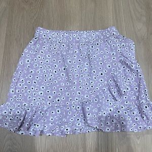 Divided Floral Skirt